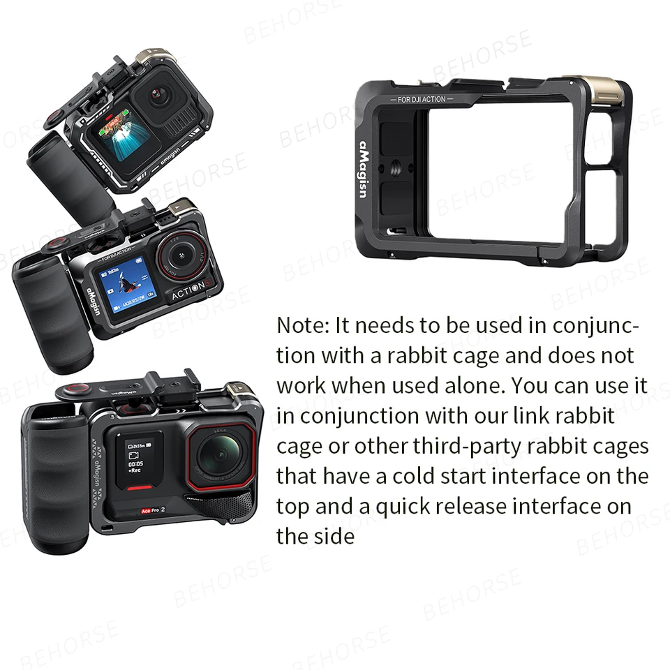 Honbobo Xplorer Grip Kit voor GoPro/DJI/Insta360 Action Camera