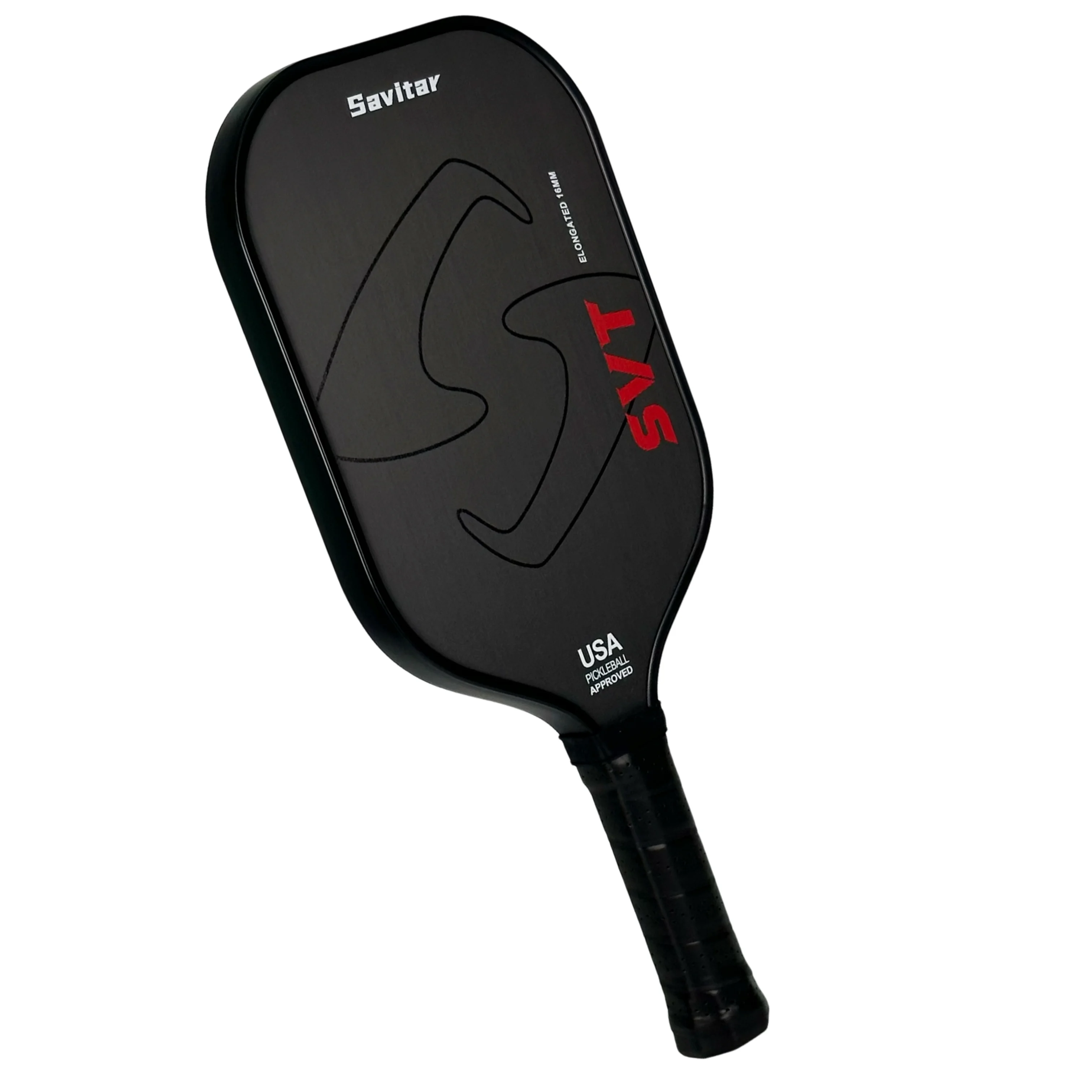 SAVITAR T700 Carbon Fiber Pickleball Paddle Elongated Shape Hi-grit Surface Polymer Honeycomb Core Enhanced Power&Spin&Control