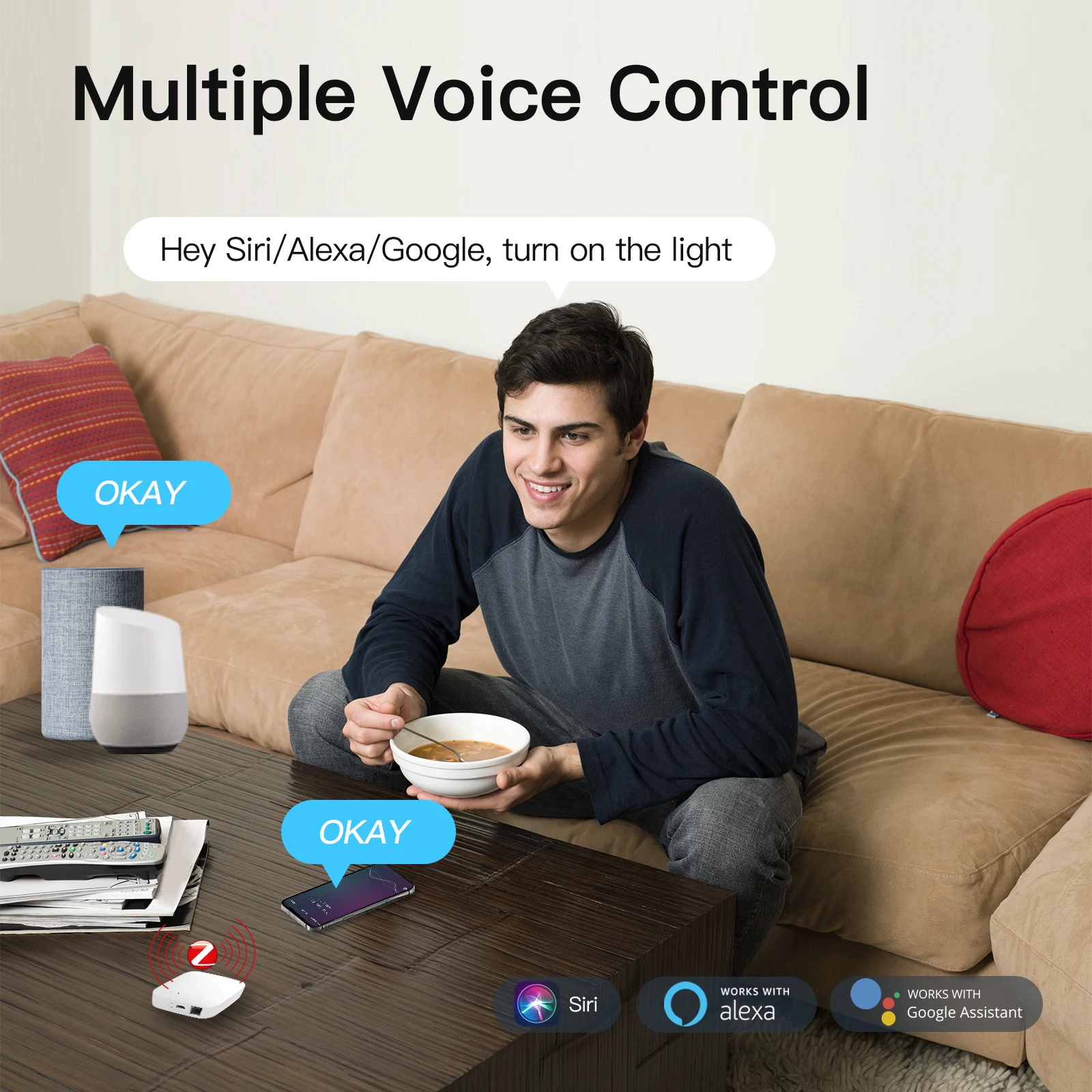 Рисунок 5 - Концентратор MOES Zigbee для умного дома