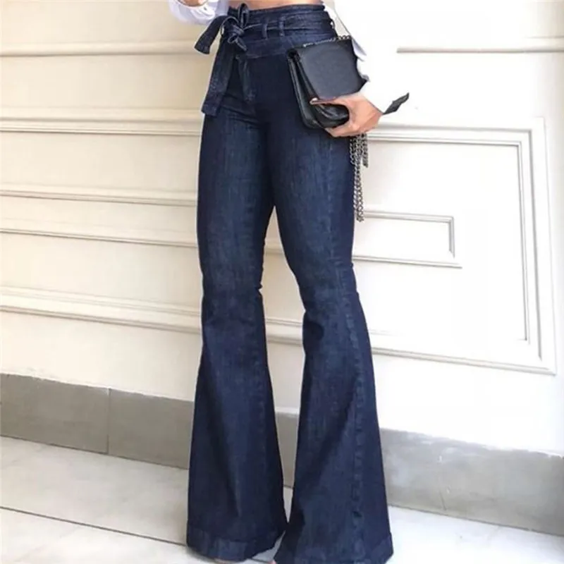 

2023 High Waist Wide Leg Jeans Brand Women Boyfriend Jeans Denim Skinny Woman's Vintage Flare Jeans Plus Size 2XL Pant