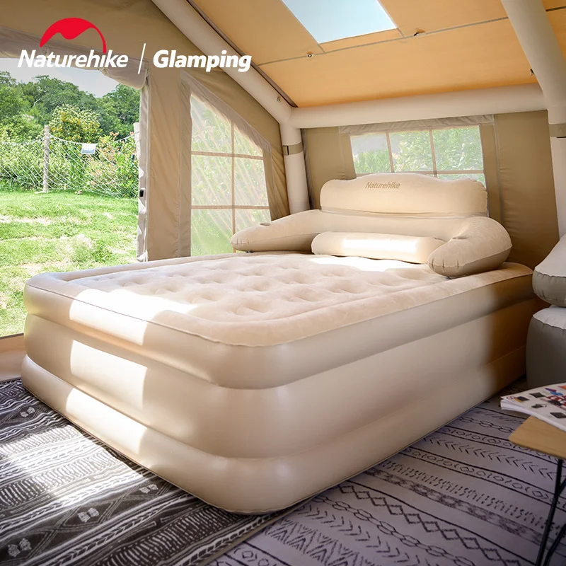 

Портативная надувная кровать Naturehike, 46 см, с подшипником из ПВХ, 300 кг