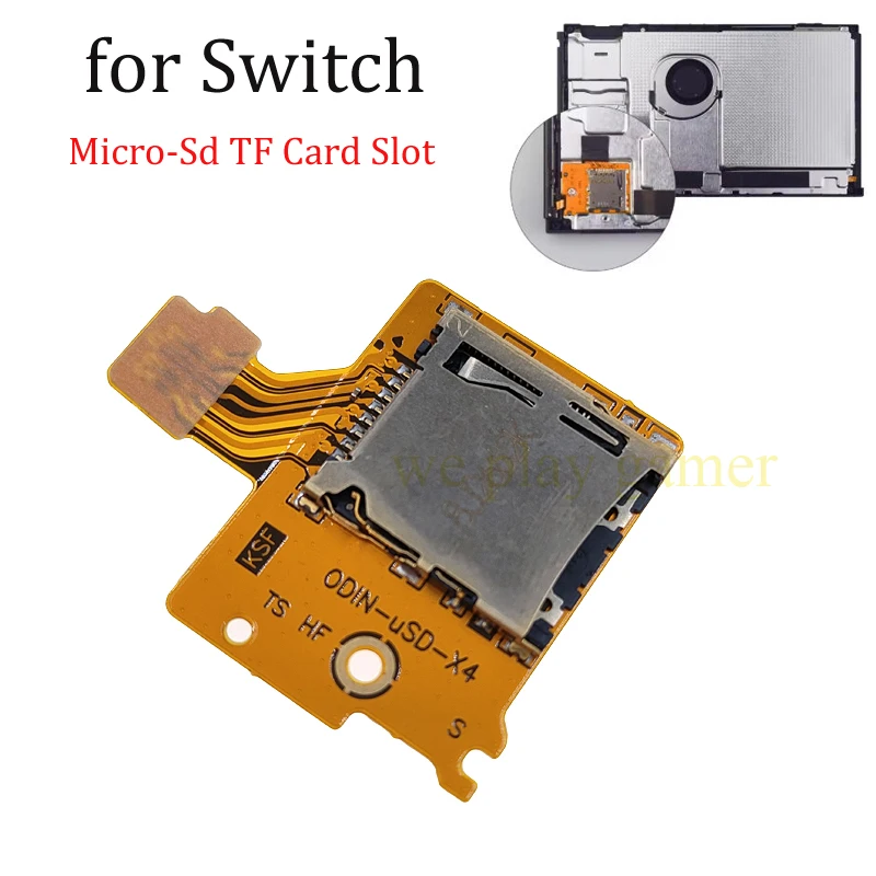 닌텐도 스위치 게임 콘솔 카드 리더 슬롯 소켓 용 1-10PCS 마이크로 SD TF 카드 슬롯 소켓 보드 교체