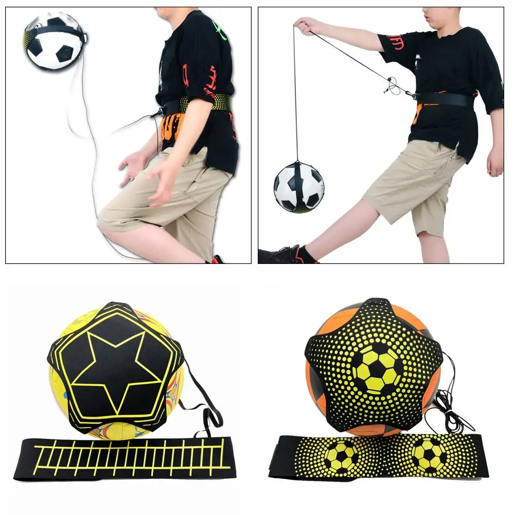 

Soccer Training Auxiliary Tape Adults Children Football Kick Trainer Adjustable Belt Soccer Practice Equipment For Beginner I4a5