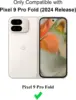 Case for Google Pixel 9 Pro Fold for Magsafe Magnetic Wireless Charge Clear Thin Hard PC Phone Case with for Pixel 9 Pro Fold 2