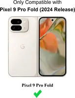 Case for Google Pixel 9 Pro Fold for Magsafe Magnetic Wireless Charge Clear Thin Hard PC Phone Case with for Pixel 9 Pro Fold 2