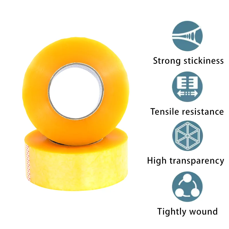 Heavy Duty Clear White Packing Tape for Shipping and Decorative Sealing