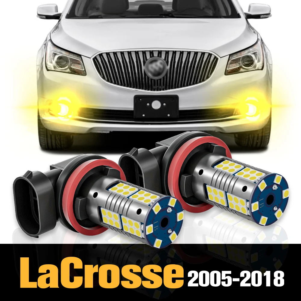 

2pcs Canbus LED Fog Light Lamp Accessories For Buick LaCrosse 2005 2006 2007 2008 2009 2010 2011 2013 2014 2015 2016 2017 2018