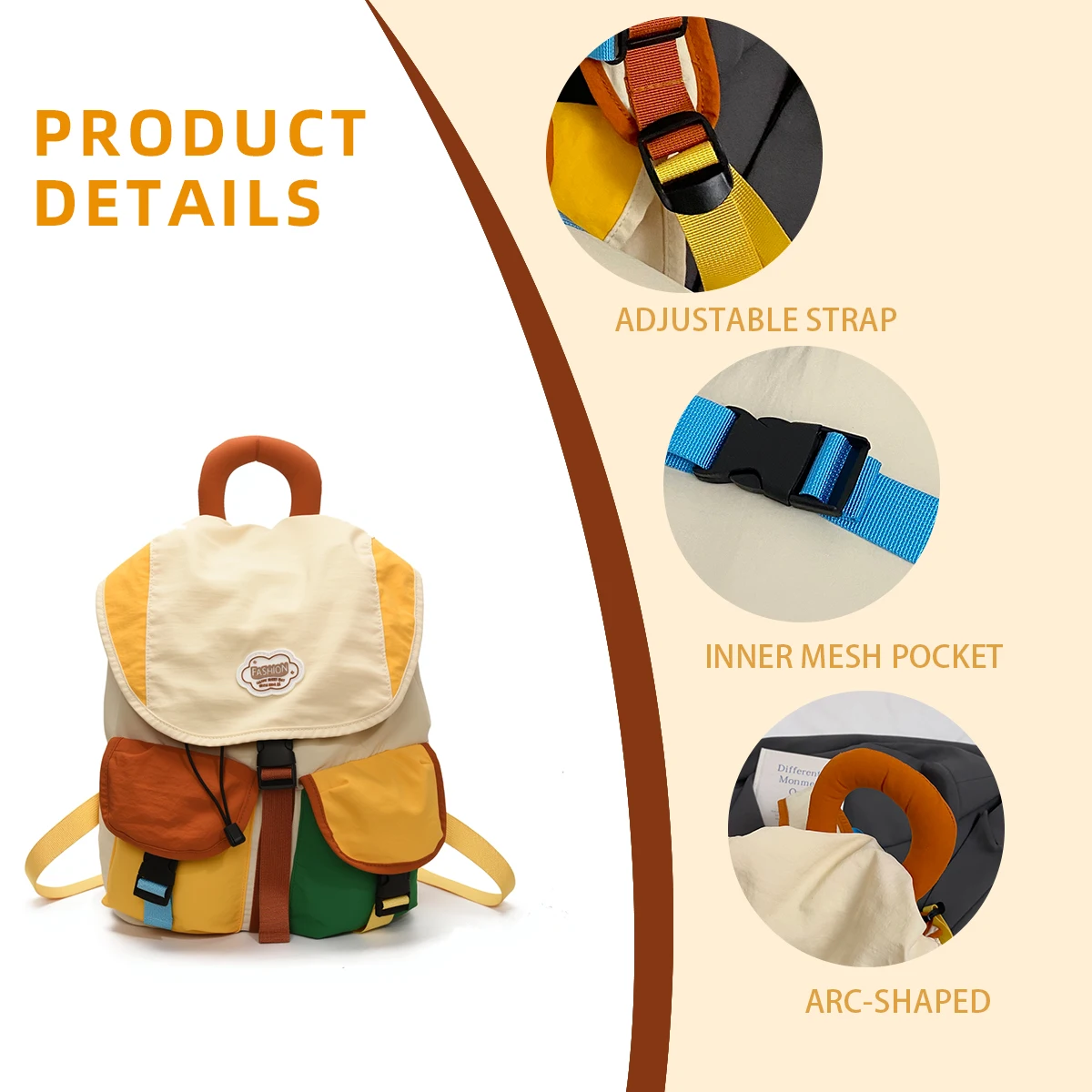 Casual Lightweight Outdoor Mountaineering Travel Backpack Women's Casual Mini Backpack American Mini Small School Bag Men's Hiking Shopping Play Student Class