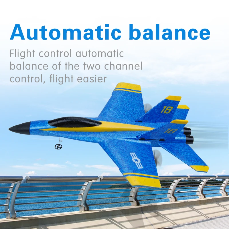 Avião Controle Remoto Jato Bi-motor Fx820 Para Aeromodelismo