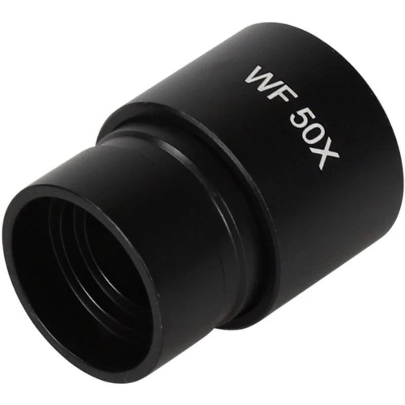 Microscope Objective Lens Microscope Arm Stand Video Microscope Stand Binocular Microscope Soldering Microscope Biological Microscope Eyepiece WF50X All Metal Optical Glass Lens 23.2mm Interface