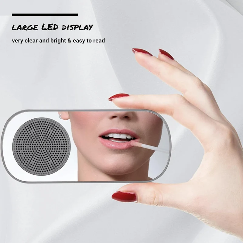 Smart LED Mirror Bluetooth Alarm Clock with Speaker Functionality