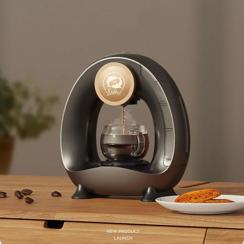 K cup Capsule Coffee Machine Household Semi-automatic Small Coffee Machine 1400W Mini American Coffee Machine 4