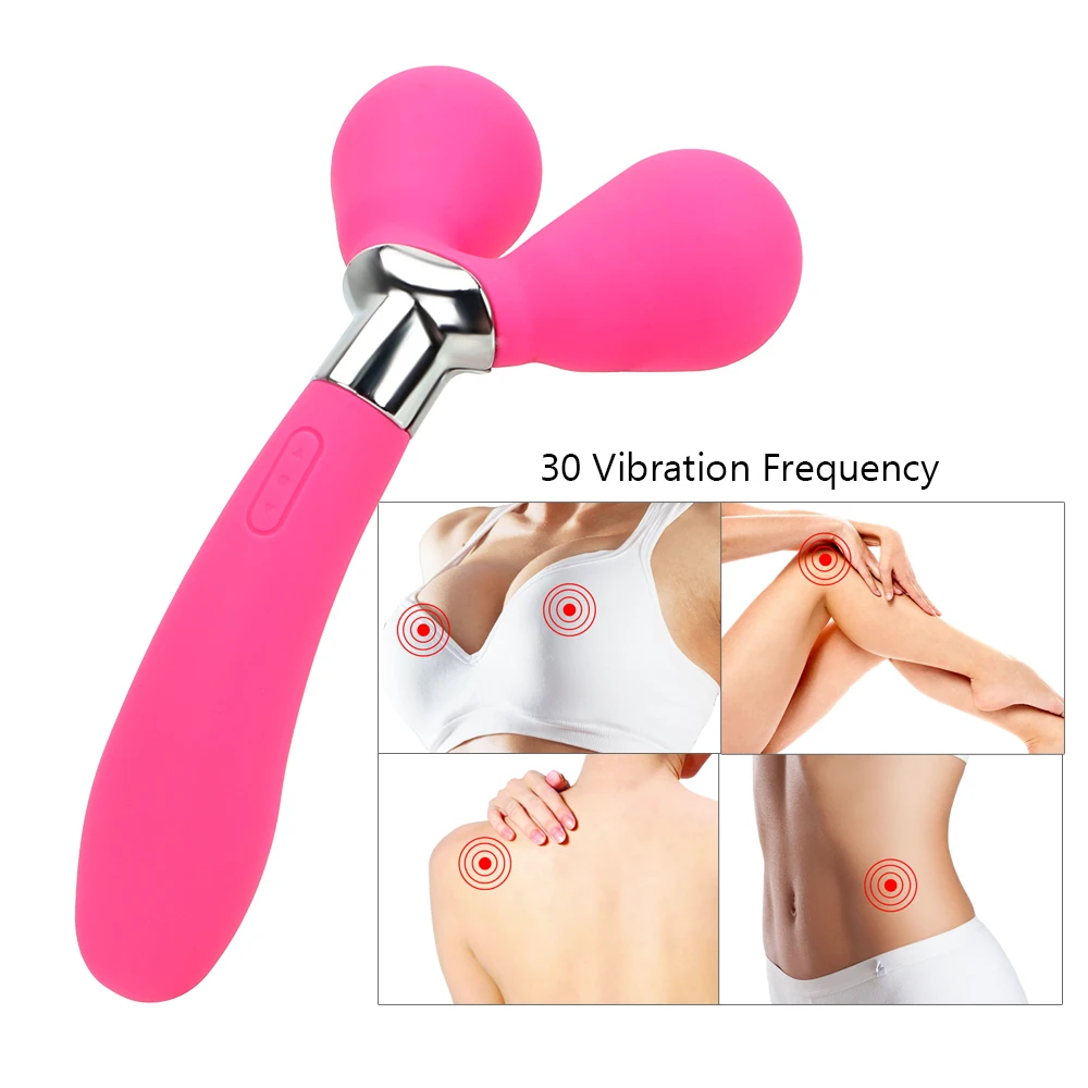 Y-type Av Stick Vibrator With Three Heads For Clitoral Stimulation_voghion.com