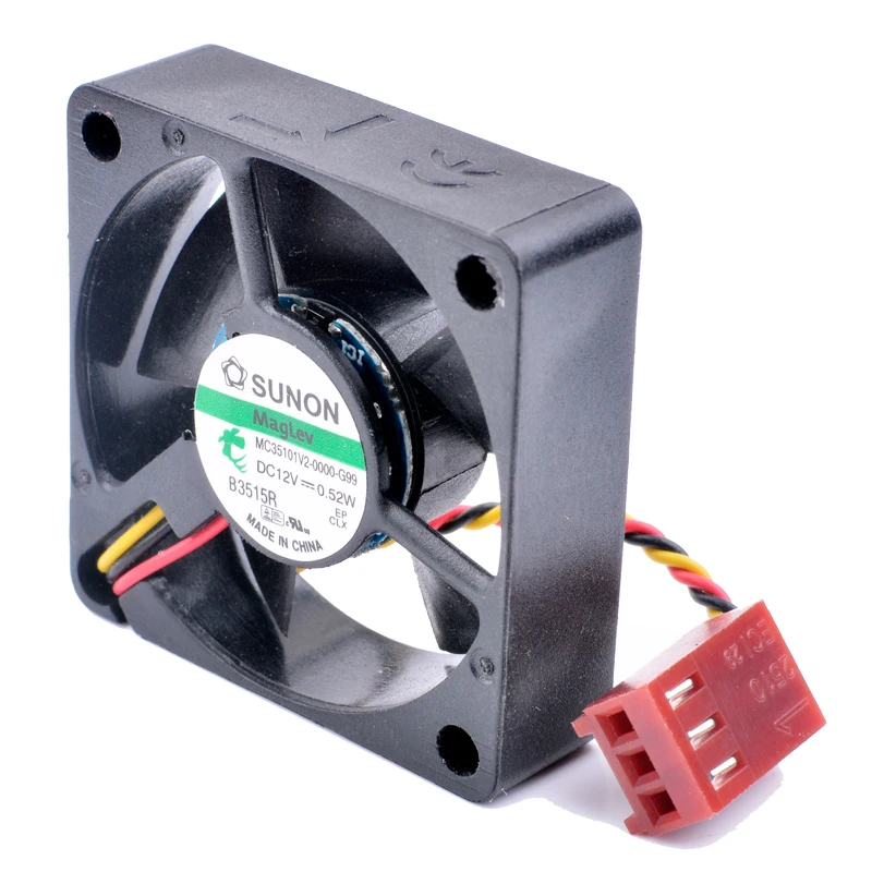 

Brand new original MC35101V2-0000-G99 3.5cm 3510 35x35x10mm DC12V 0.52W 3 lines of small silent cooling fan