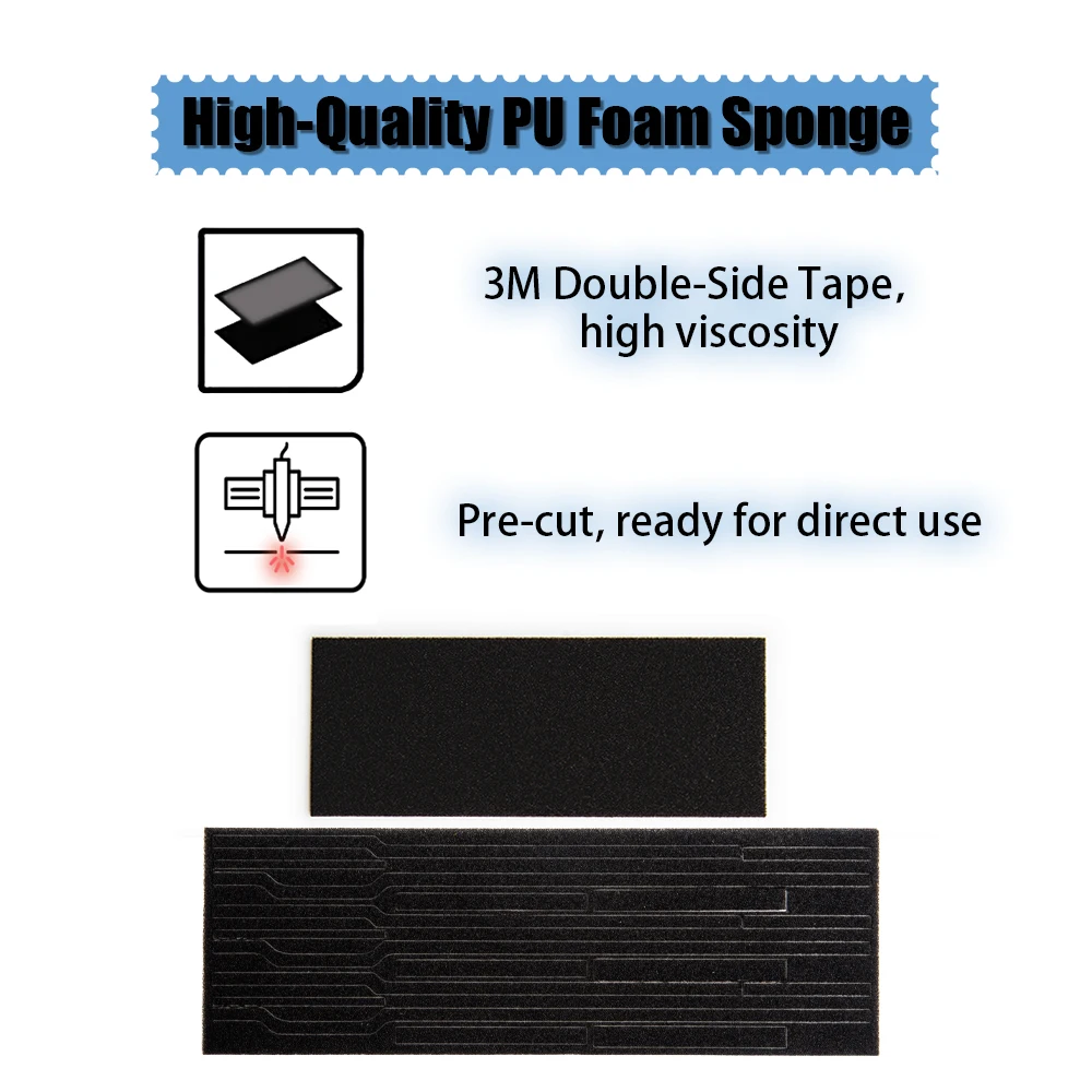 캐논 AE-1 필름 카메라 수리 키트용 차광 실링 폼 스펀지, 광 누출 방지 스펀지, 고밀도 폼 카메라 액세서리