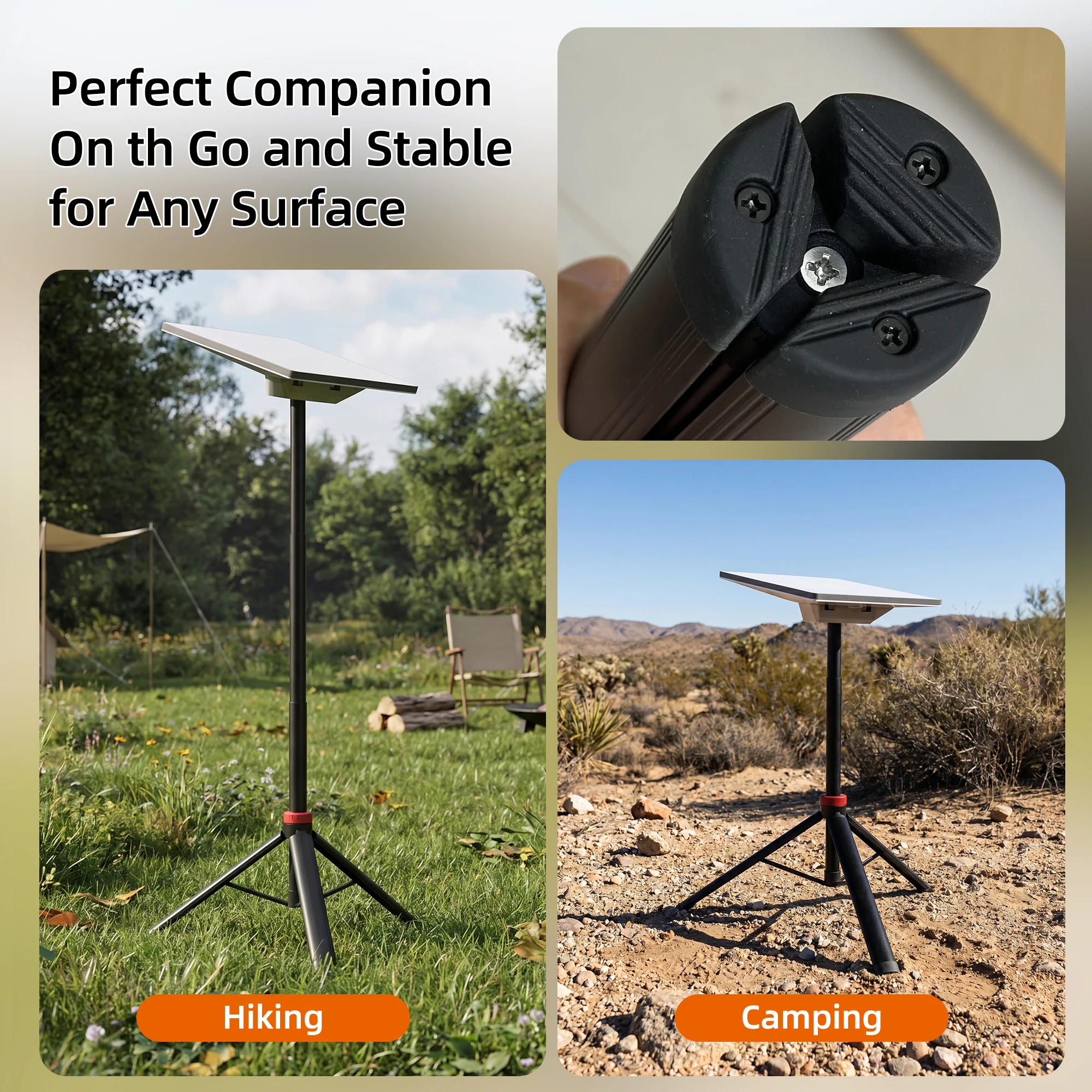 Portable Starlink Mini Tripod Stand with Adjustable Height and Adapter