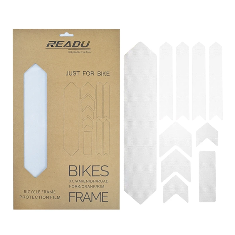 BikeFrameProtectionStickerHighImpactBicycleFrameGuardMountain