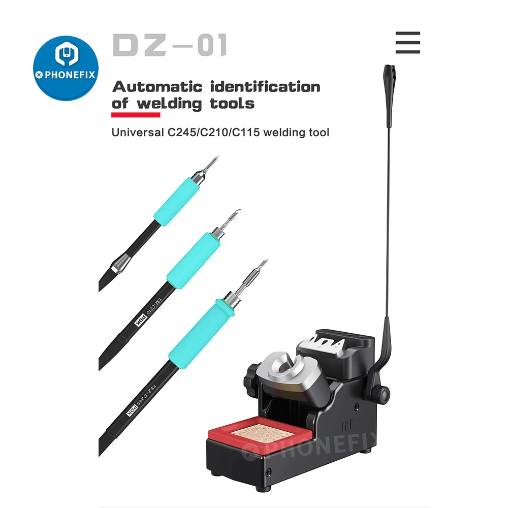 

DZ-01 JBC Soldering Iron Stand with Cable Collector Support JBC C245 C210 C115 Soldering Iron Tips For JBC i2C Rework Station
