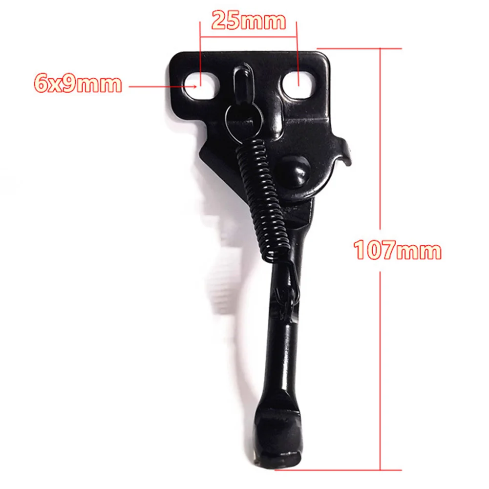 1pc Elektrische Roller Fuß Unterstützung Halterung 10 Zoll 8 Zoll Seite Fuß Parkplatz Rahmen Metall Parkplatz Stehen E-roller Zubehör – Detail 5