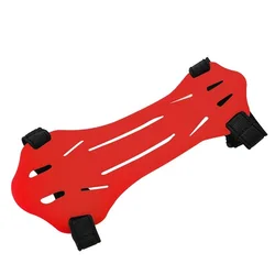 Silicone Archery Arm Guard Protector for Outdoor Shooting and Training (Red)