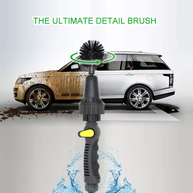 Water Brush for Auto Tires Replacement Brush Head Motorcycle