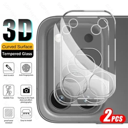Enhanced 3D Curved Camera Protective Glass - 2 Pack Lens Film - Honor 600 5G (Clear - 2Pieces)
