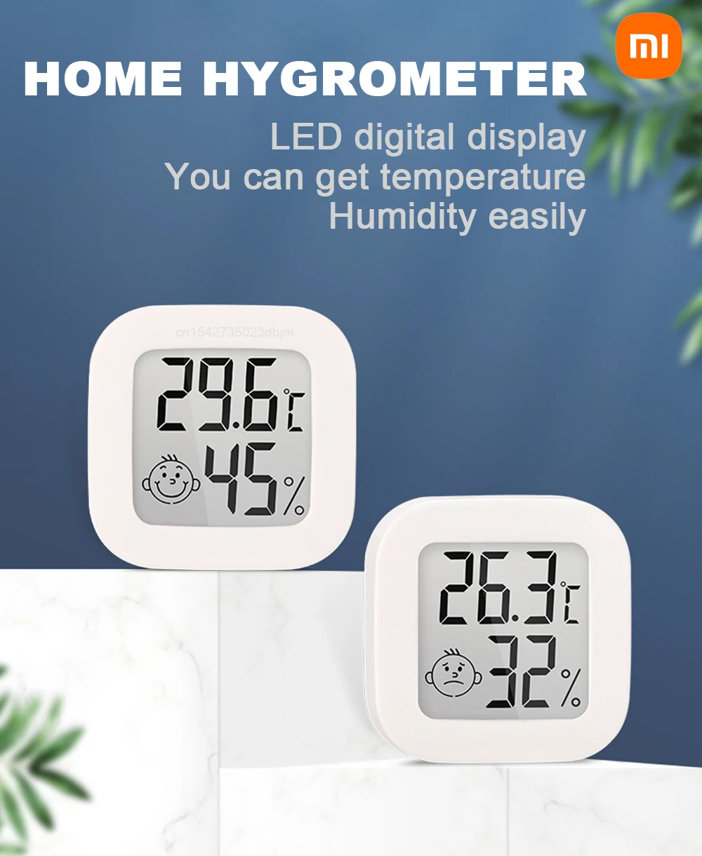 5/4/3 Pcs Xiaomi Mijia Bluetooth-compatible Thermometer 2 Electric Humidity Smart Home Wireless Hygrometer LCD Digital Moisture