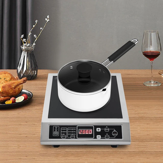 Table de cuisson à induction 3500W, plaque à induction 8 niveaux de chaleur, 176-518 ° Puissance de 800-3500W, pour plaque de cuisson de cuisine domestique 1