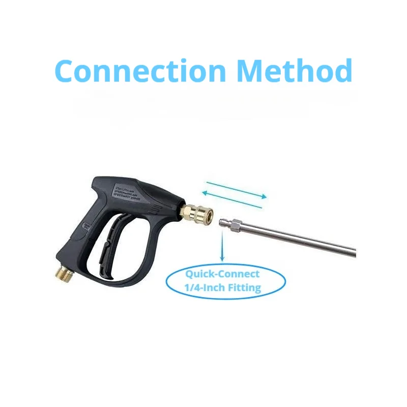 Pressure Washer Extension Wand Stainless Steel Quick Connect 1/4 Inch Heavy-Duty Upgrade