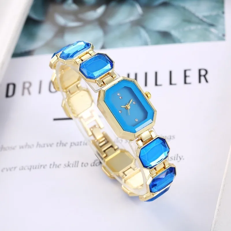 Ladies Watch, Small Sugar Cube Fashion Square Ladies Quartz Watch