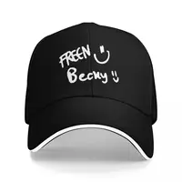 Y2k Classic Freenbecky White Signature Custom Baseball Caps For Mens Custom Dog Mom Male Beach Sun Hat Snapback Cap 1