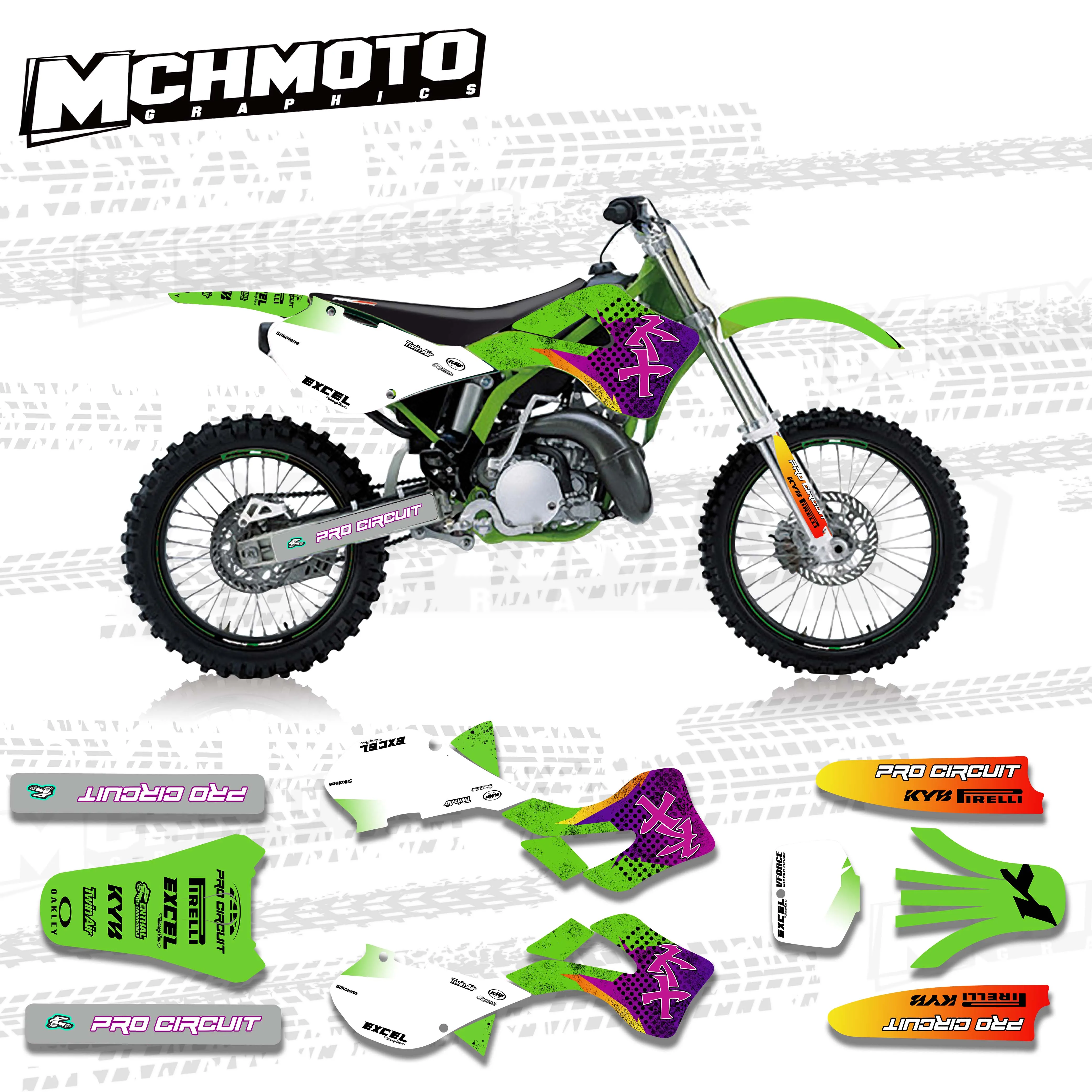 2002 Kx 125 Graphics Kit