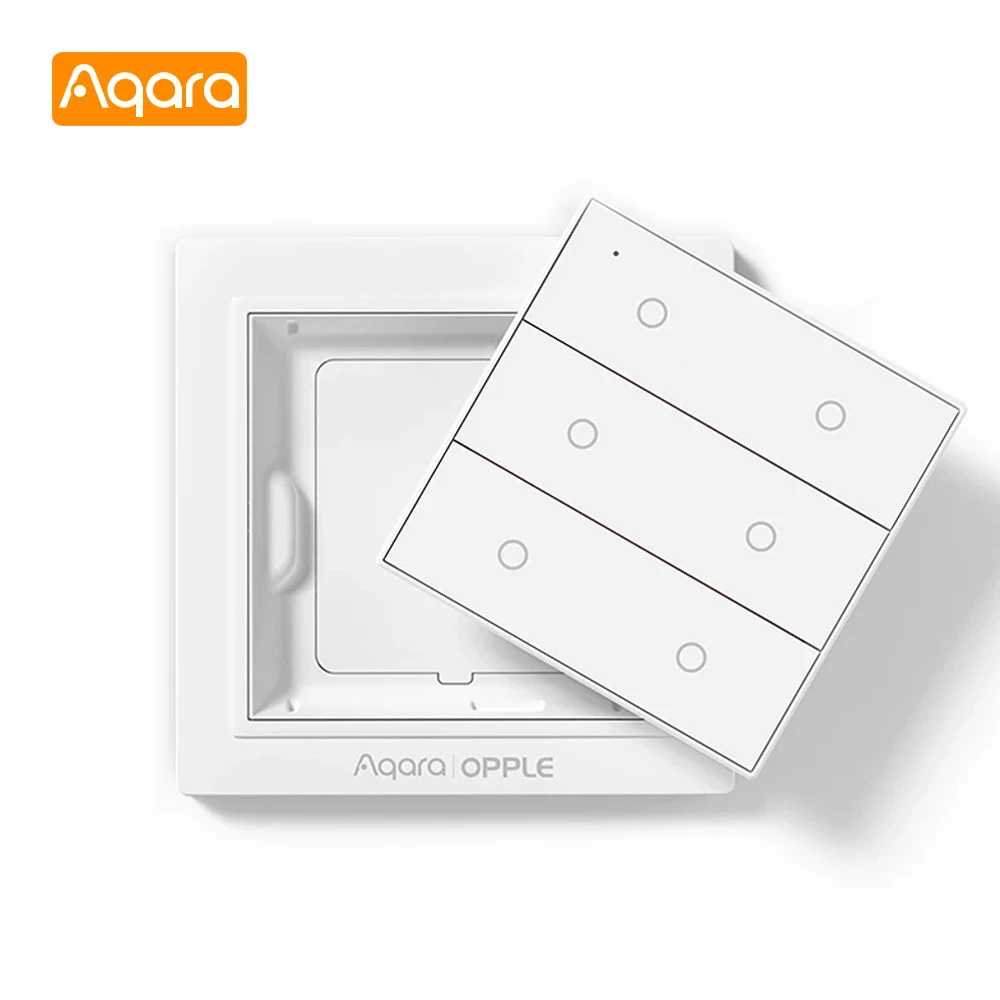 Aqara Opple Wireless Switch Magnetic Smart Light Switch App Control Wireless Wall Switch No Wiring Required for Mihome Mijia App