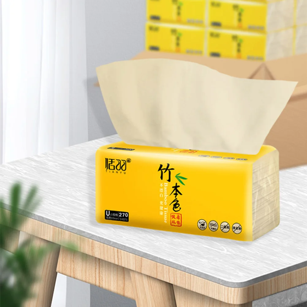 Soft Hygienic Disposable Facial Towels Bamboo Makeup Remover Napkin Wet Dry Cleaning Tissue Paper Extraction Serviettes 3 Bags
