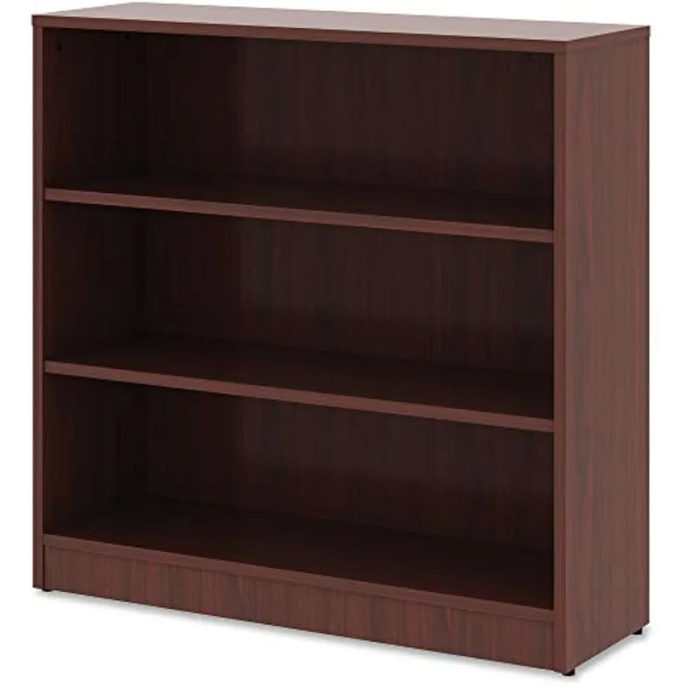 Mahogany Laminate Bookcase, 36" x 36" x 12" 5