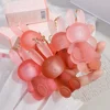 Pink Rabbit Keychain Matte Lip Gloss Lasting Moisturizing Non-Stick Cup Velvet Lip Mud Sexy Red Brown Liquid Lipsticks Cosmetics 5