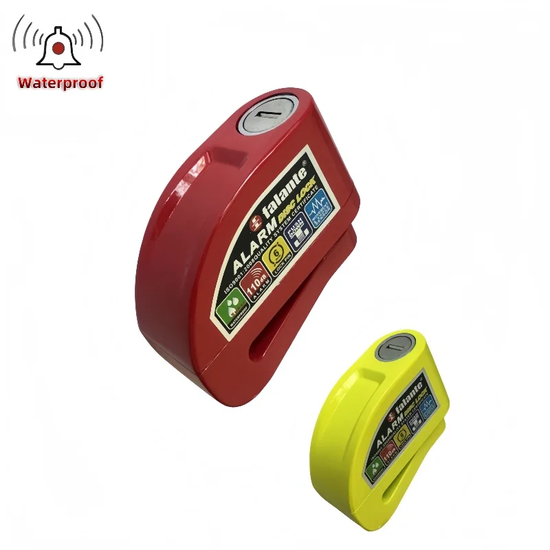 Motorcycle Scooter Disc Brake Lock Motor Bicycle Anti-theft Wheel Disc Brake Lock waterproof Security Alarm Protection 6 Colors motorcycle lock motorcycle disc lock motorcycle disc brake lock bicycle disc brake lock bicycle lock