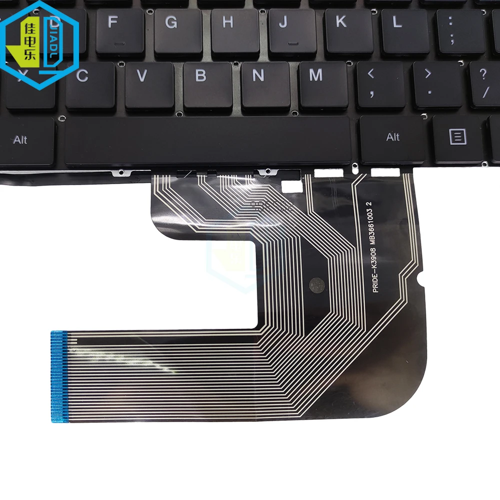Teclado Retroiluminado para Laptop Teclado Retroiluminado Bmax Ipason Maxbook p1 G154gpj41 X15 Pride-k3908 Mb3661003 Inglês e Eua - Imagem 3