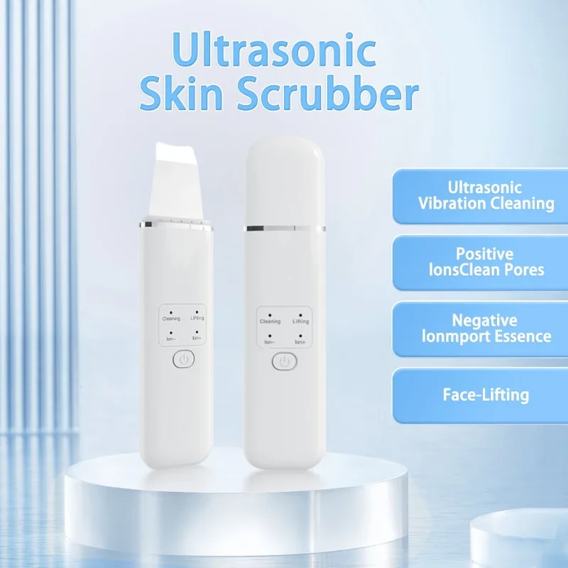 

Ultrasonic Skin Scrubber Machine,Electric Face Cleansing Blackhead Removal Instrument,Blackhead Remover Tool for Pore Clean