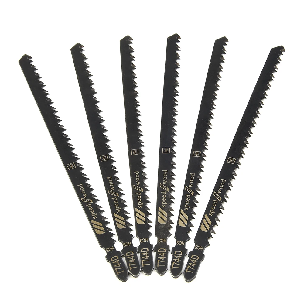

5pcs 180mm Jigsaw Blades HCS T744D Jig Saw Blades For Fast Cutting Straight Cutting Jigsaw Blade For Wood Plastic Fast Cutting