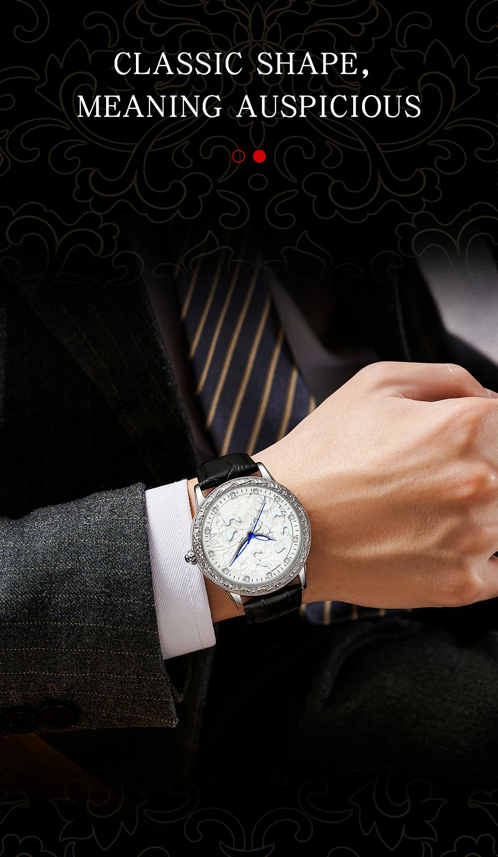 Wristwatches SANDA 7012 Classical Fashion Business Quartz Wristwatch