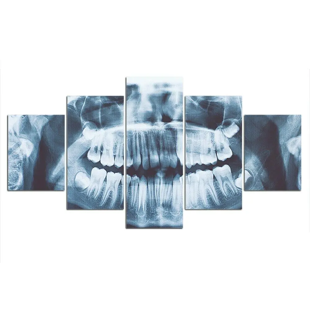 

5 шт., настенный постер с изображением зубов, 5 шт.