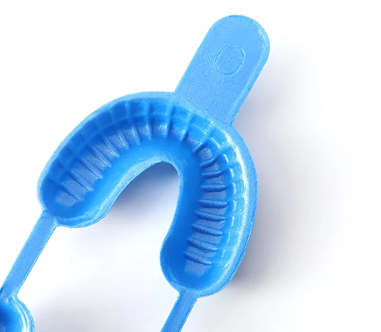 50 teil/beutel AZDENT Dental Einweg Tablett Fluorid Schaum Abdruck Trays Zahnmedizin Instrument Zahnarzt Materialien Große Medium Kleine – Detail 6