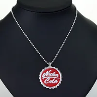 FALL Series OUT Necklace  Beverage Bottle Cap Style Pendant Necklace Everyday Wear Fashion Accessory Party Gifts 2