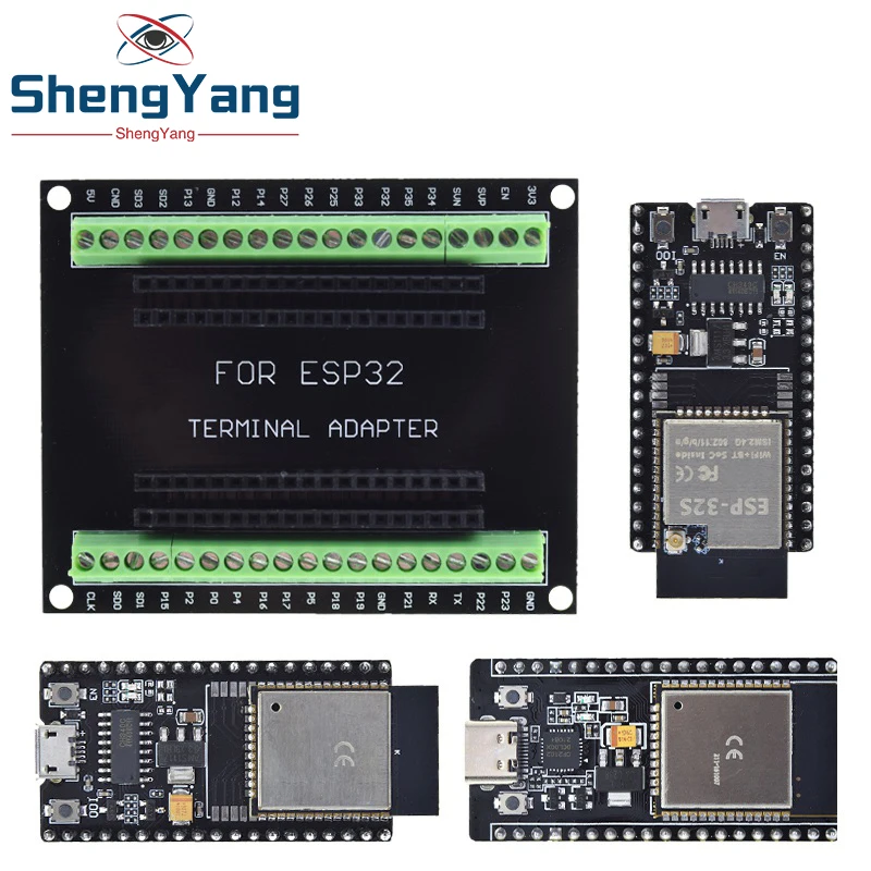 TZT ESP32 Entwicklungsboard ESP-32S NodeMCU-32S MICRO/TYPE-C Drahtloses Modul WiFi+Bluetooth ESP-32 IOT Erweiterungsboard