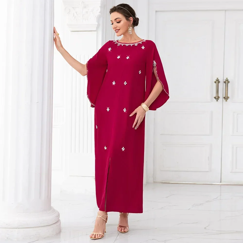 

Ramadan Abaya Dubai Arabic Turkey Islam Muslim Long Dress Kaftans Caftan African Dresses For Women Robe Longue Femme Musulmane