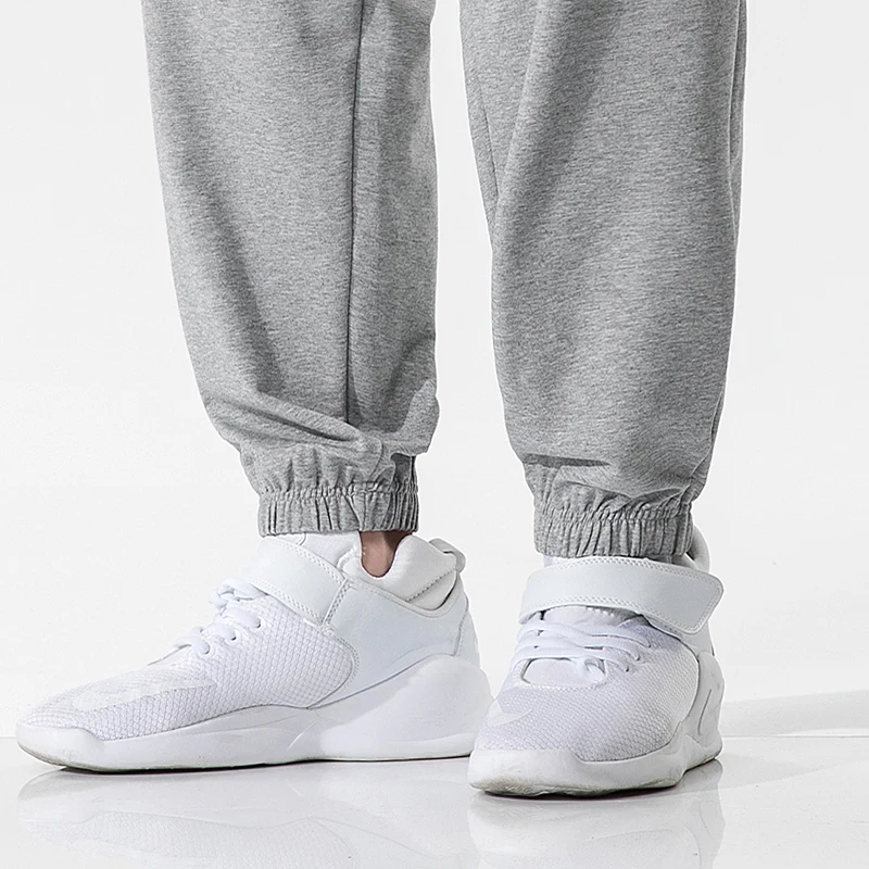 Męskie spodnie dresowe Single Road męskie podstawowe puste solidne, luźne biegacze spodnie sportowe do biegania spodnie Casual szare spodnie do joggingu_voghion.com