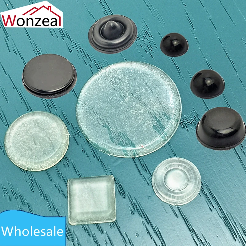 Cabinet Door Damper Self Adhesive Rubber Damper Buffer Cabinet Bumpers Silicone Furniture Pads Cushion Protective Hardware