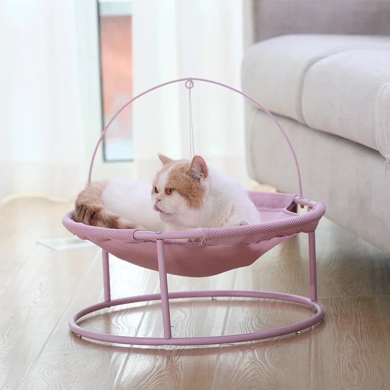 

Moisture-Proof Indoor Cat Bed Loungers Cat Hammock Litter Mat Warm Plush Sleeping Mats Pet Kennel Cradle with Balls Pet Supplies