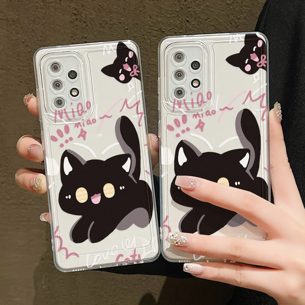 Floral Cat Design Phone Case